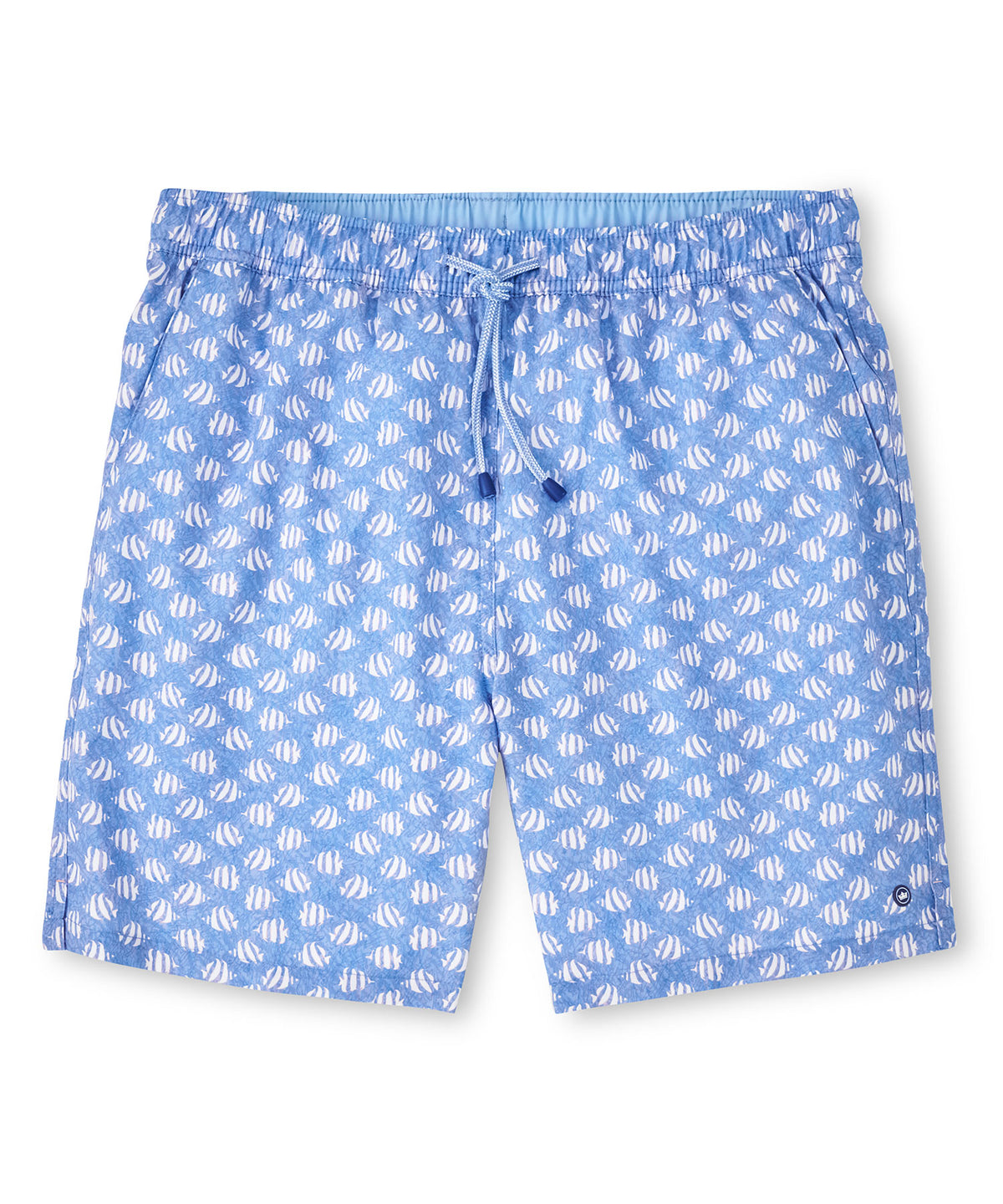 Peter Millar Seaway Printed Swim Trunk, Men's Big & Tall