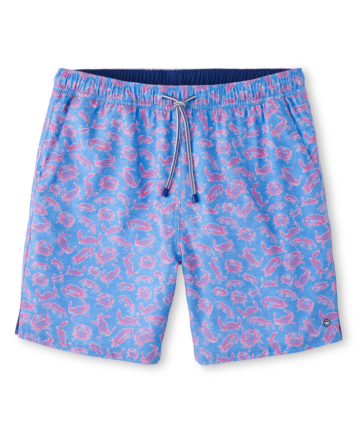 Peter Millar Crab Walk Printed Swim Trunk, Men's Big & Tall