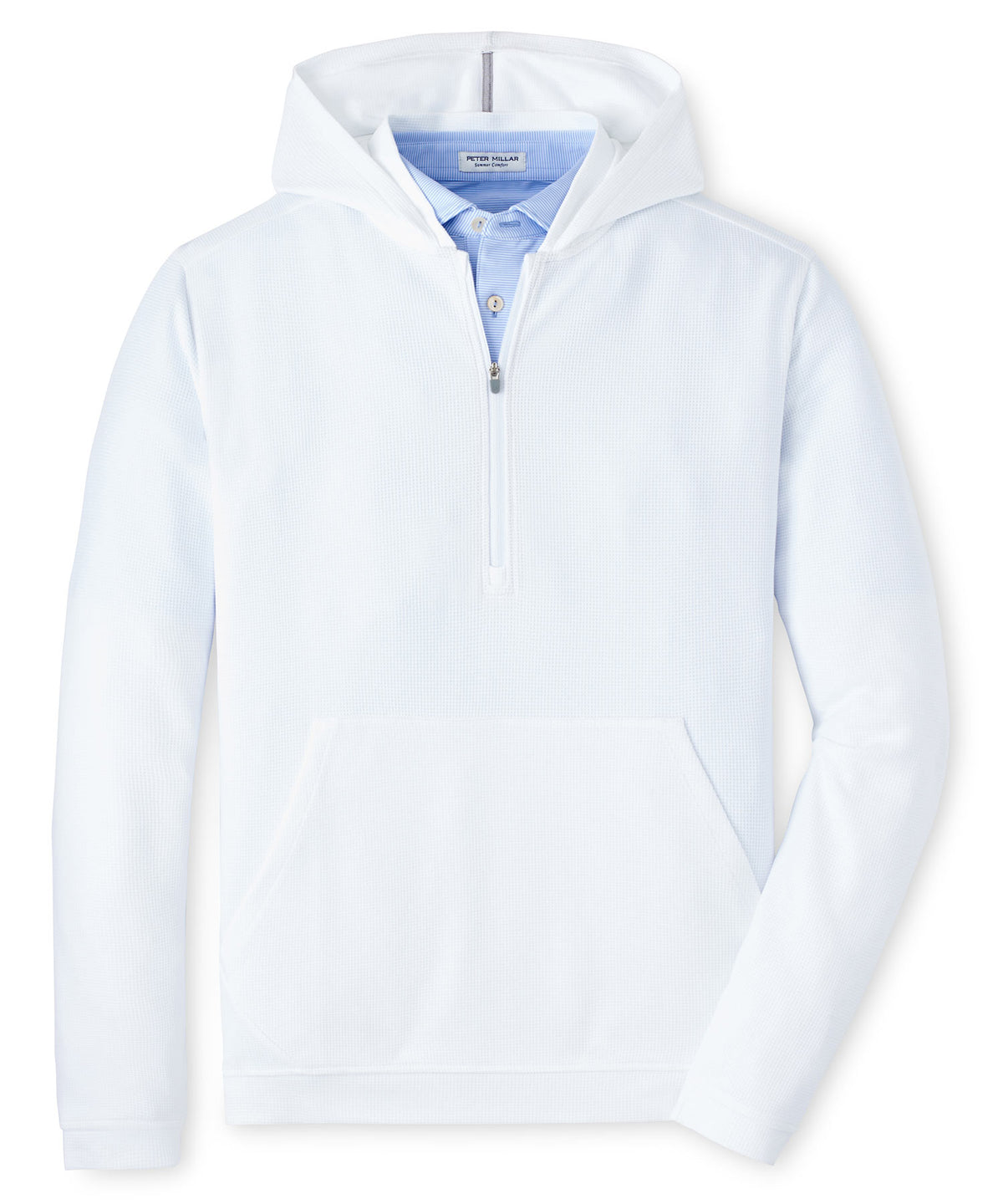 Peter Millar Grid Half Zip Hoodie, Men's Big & Tall