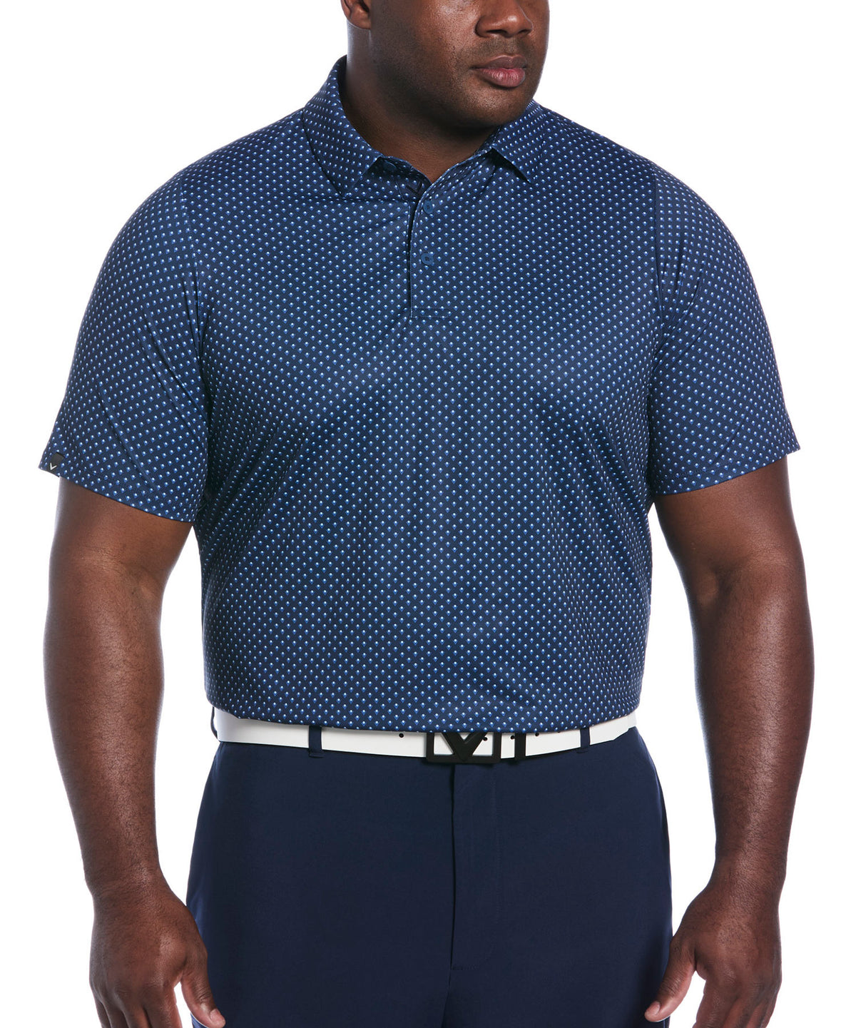 Callaway Trademark Print Polo Knit Shirt, Men's Big & Tall