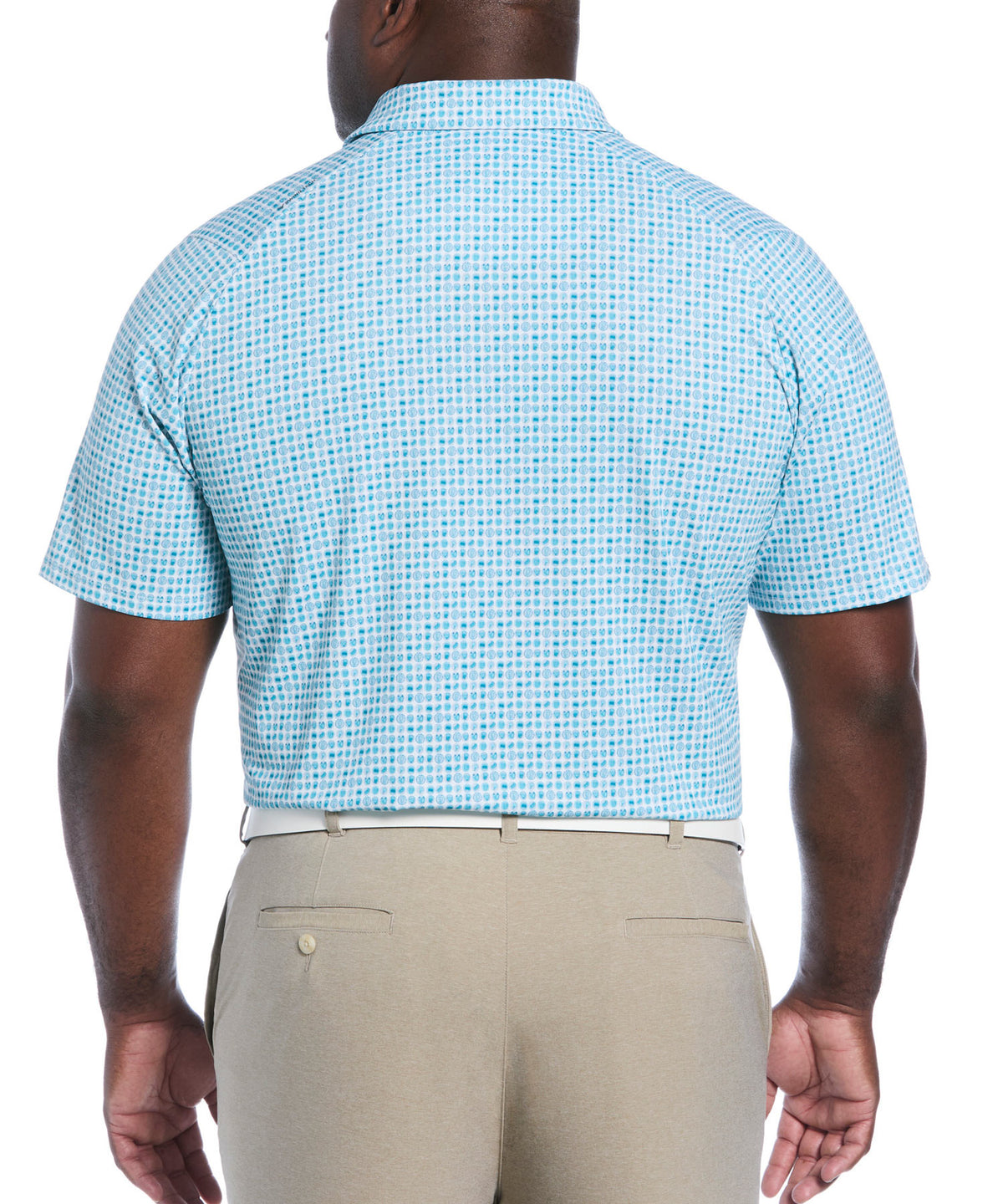 Callaway 18th Hole Print Polo Knit Shirt, Men's Big & Tall