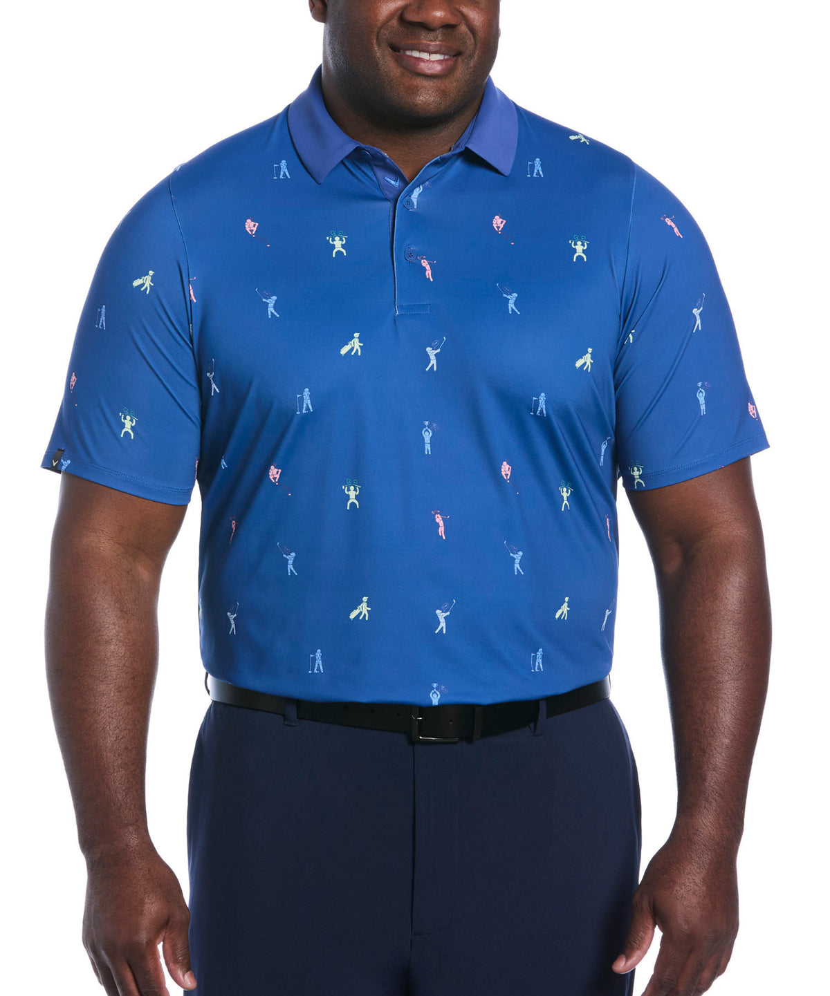 Callaway Time Lapse Print Polo Knit Shirt, Men's Big & Tall