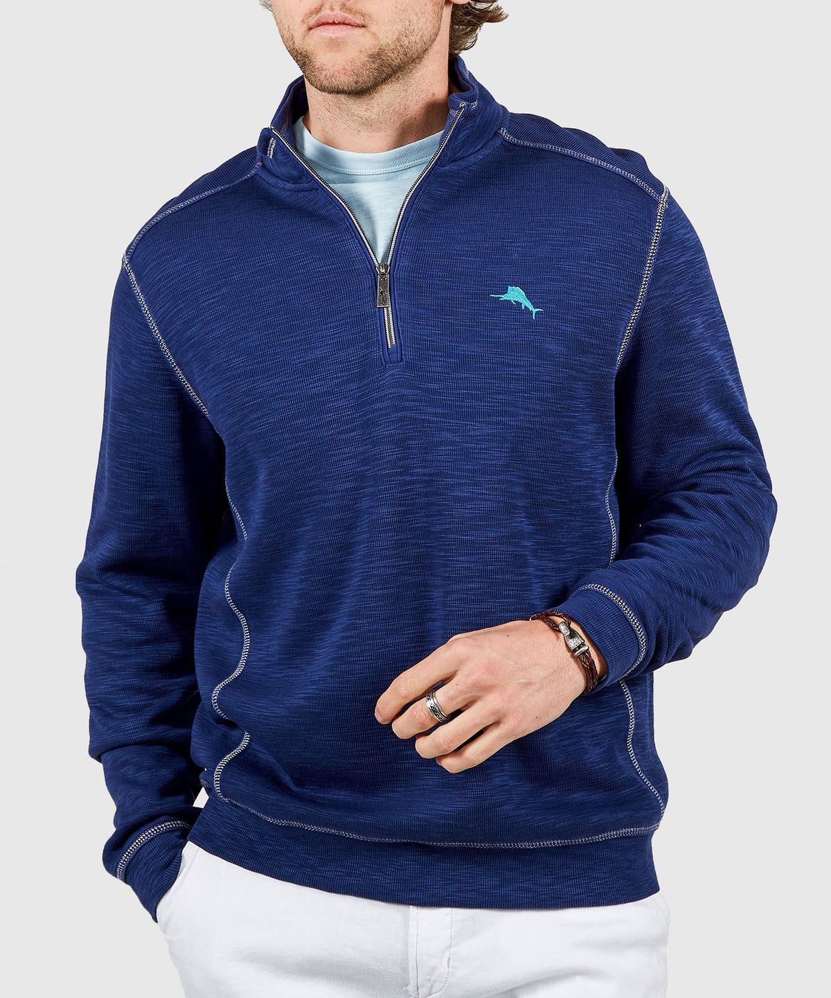 Tommy Bahama Tobago Bay Half Zip Pullover, Men's Big & Tall