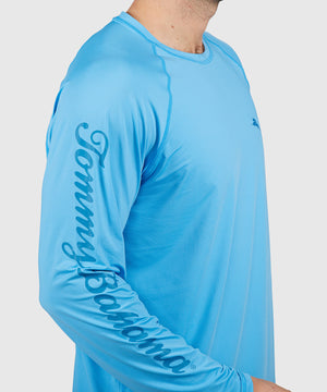 Tommy Bahama Long Sleeve Chill Time Surf Crew Neck T-Shirt
