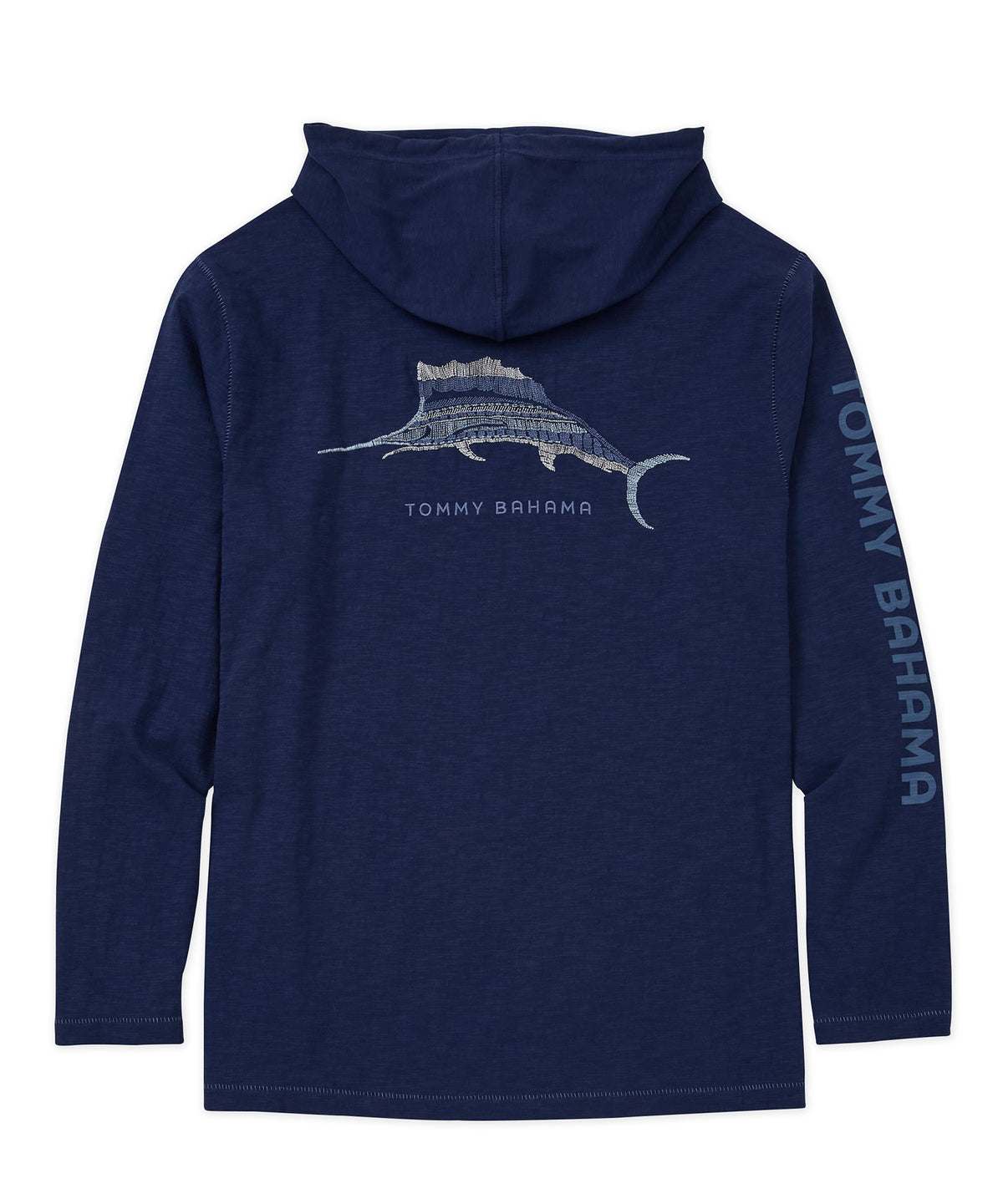 Tommy Bahama Long Sleeve Marlin Azul Lux Hoodie, Men's Big & Tall