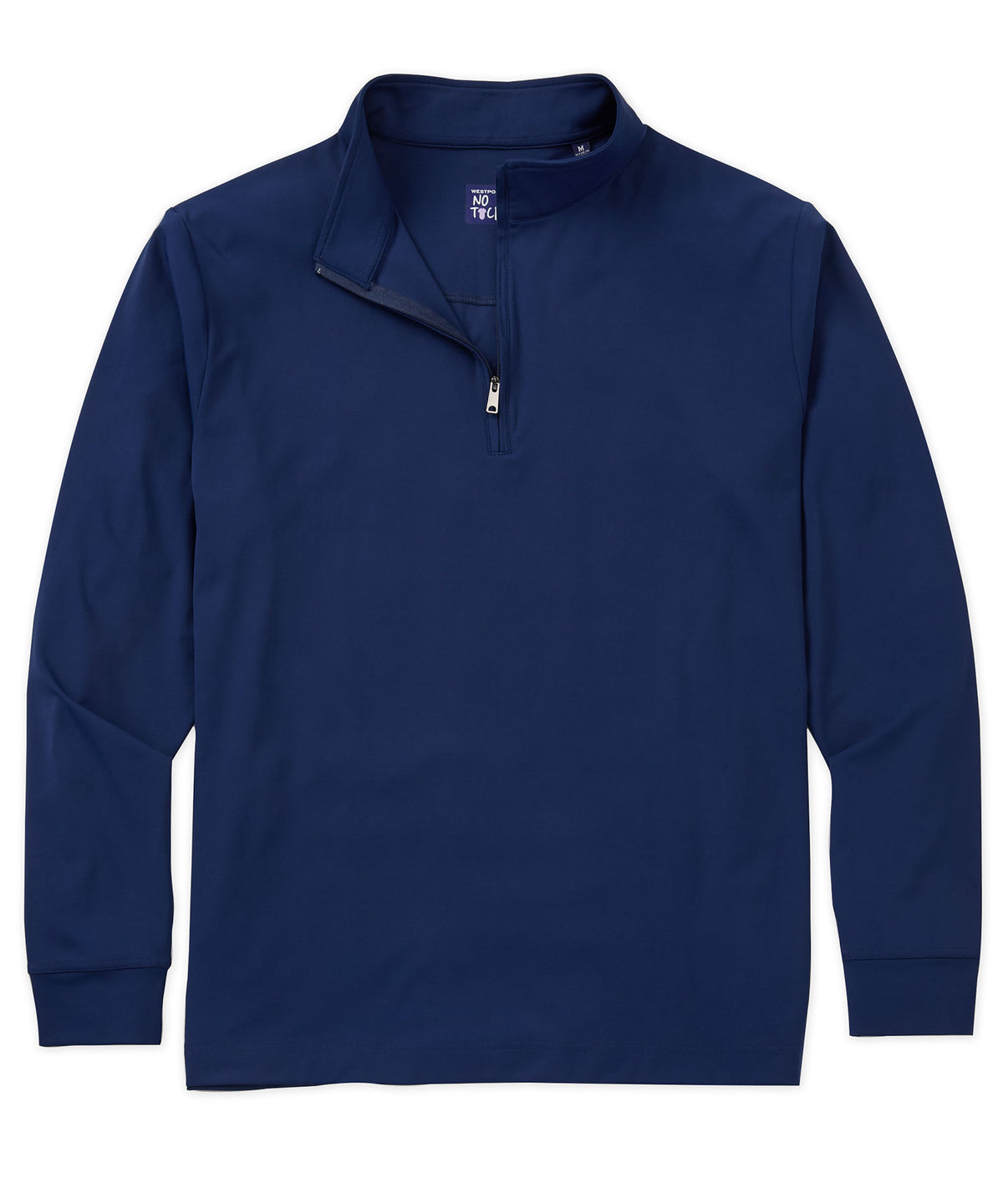 Westport No-Tuck Long Sleeve Stretch Performance Quarter Zip Pullover, Men's Big & Tall