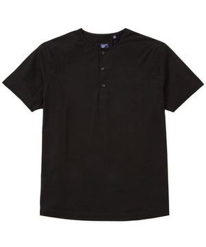 Westport No-Tuck Short Sleeve Cotton Performance Stretch Henley Knit Shirt