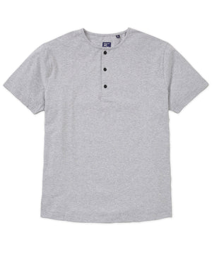 Westport No-Tuck Short Sleeve Cotton Performance Stretch Henley Knit Shirt