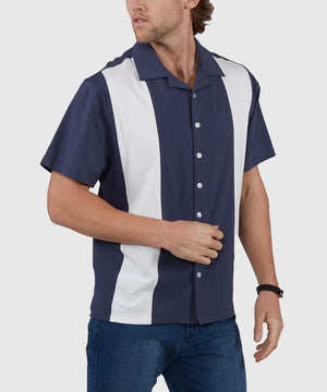 Westport No-Tuck Short Sleeve Cotton Performance Stretch Retro Shirt