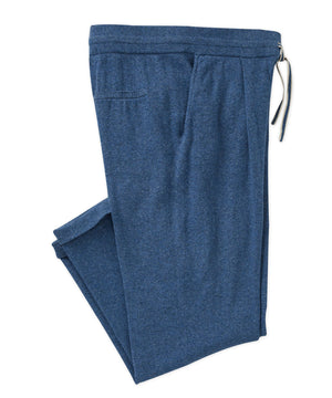 Westport Black Linen-Cotton Knit Pants