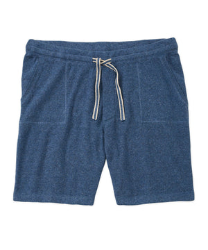 Westport Black Linen-Cotton Knit Shorts