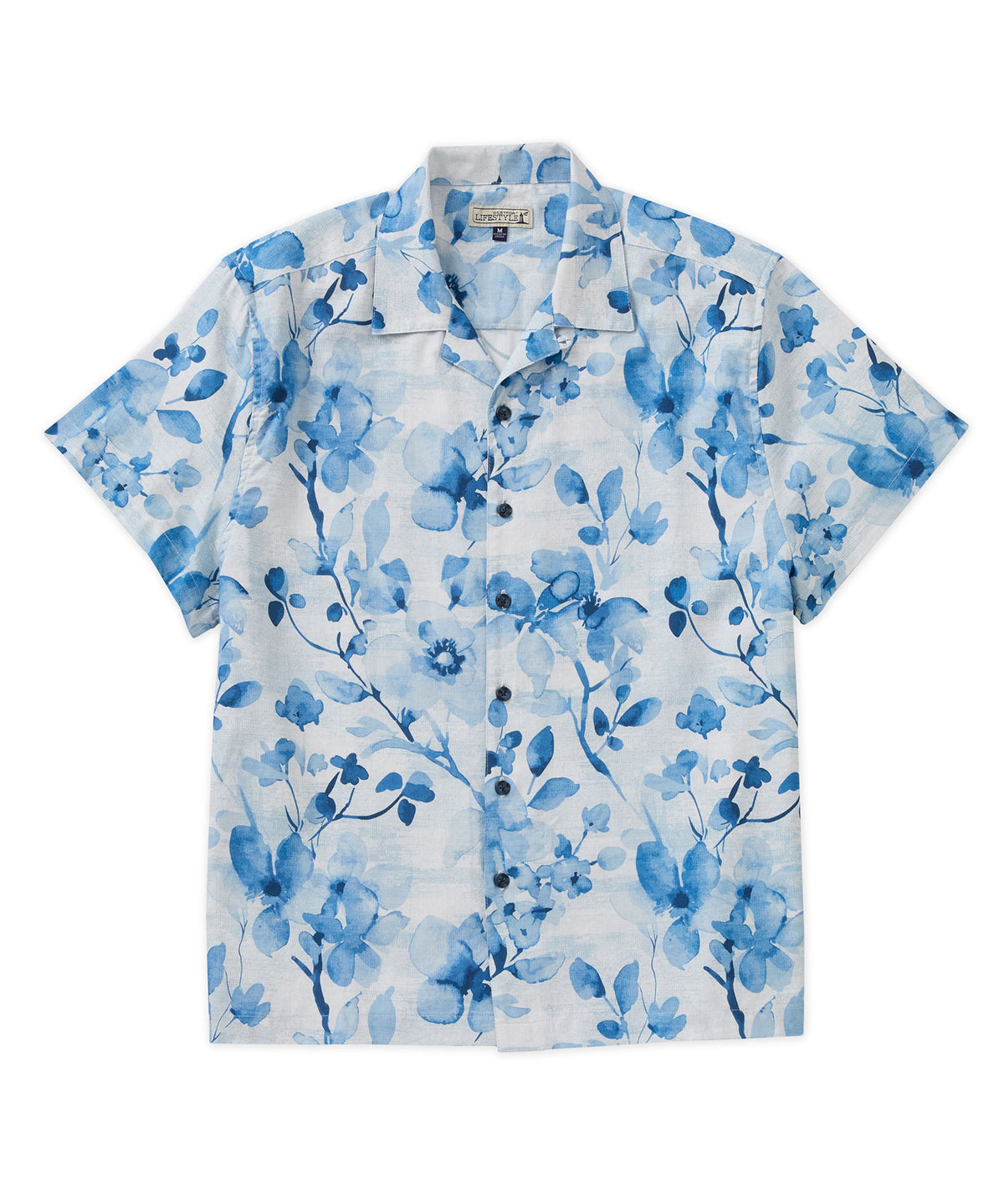 Westport Lifestyle Surfside 'Floral' Printed Camp Shirts, Men's Big & Tall