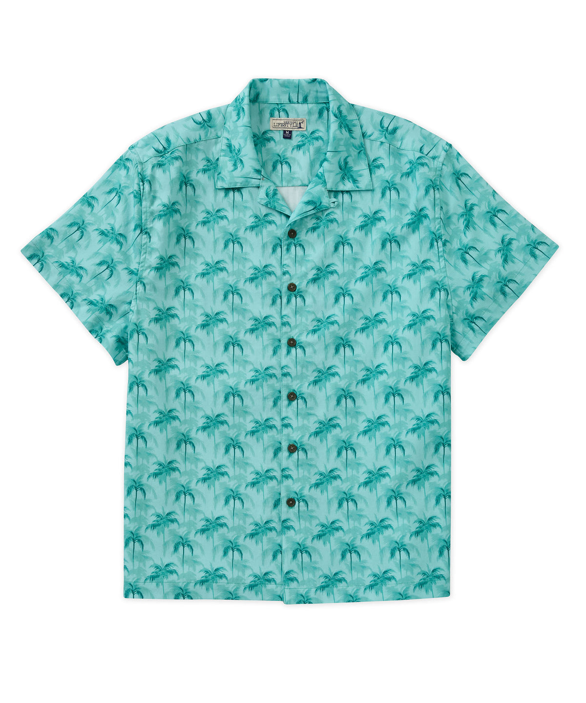 Westport Lifestyle Surfside 'Palm' Printed Camp Shirts, Men's Big & Tall