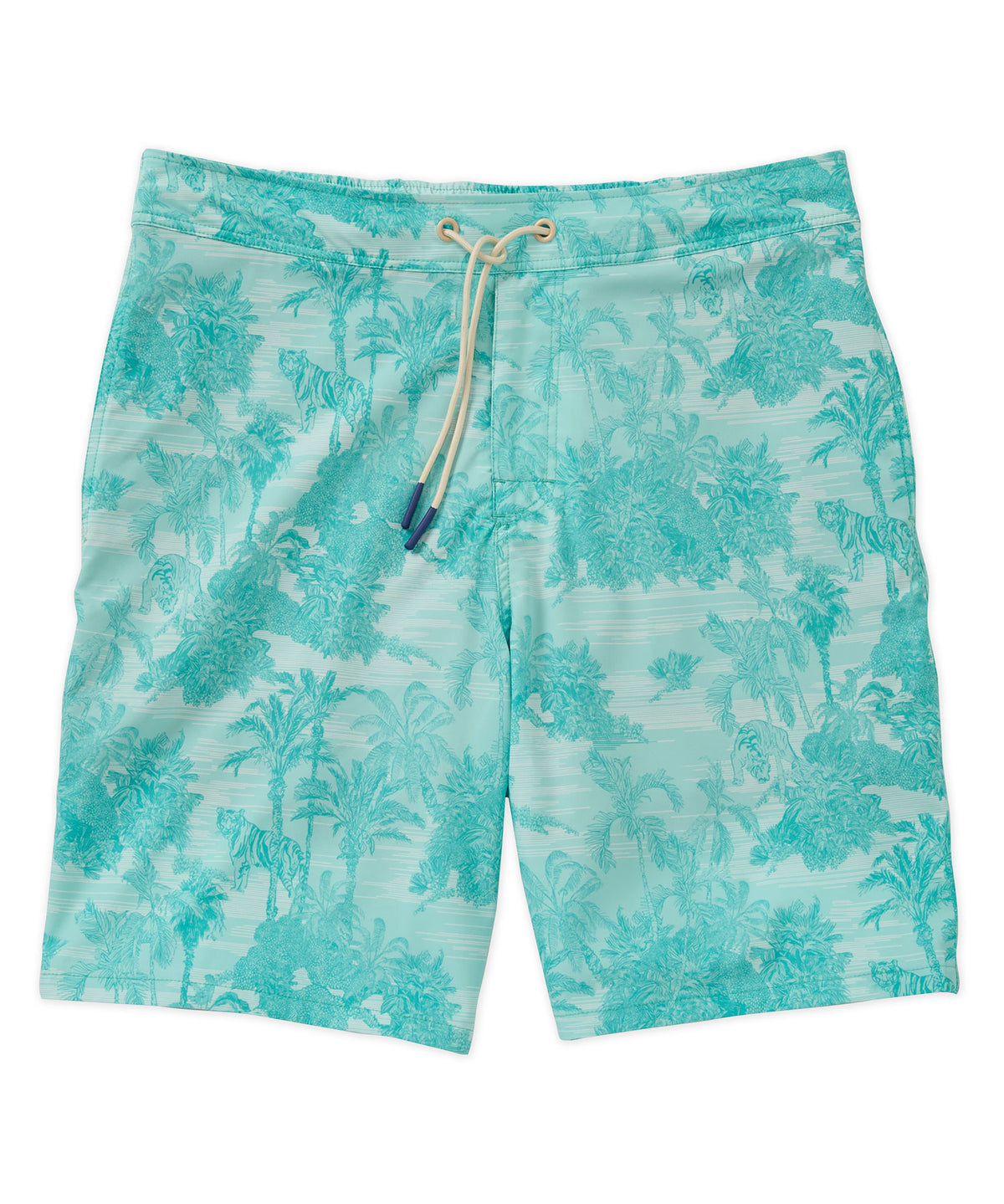 Westport Lifestyle Saybrook Half Elastic 'Floral' Print Board Short, Men's Big & Tall