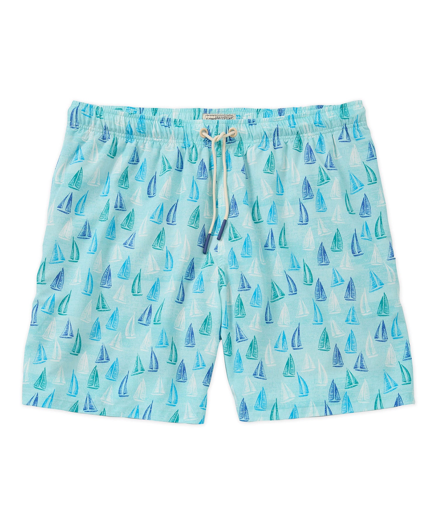 Westport Lifestyle Compo Stretch 'Sailboats' Print Swim Trunks