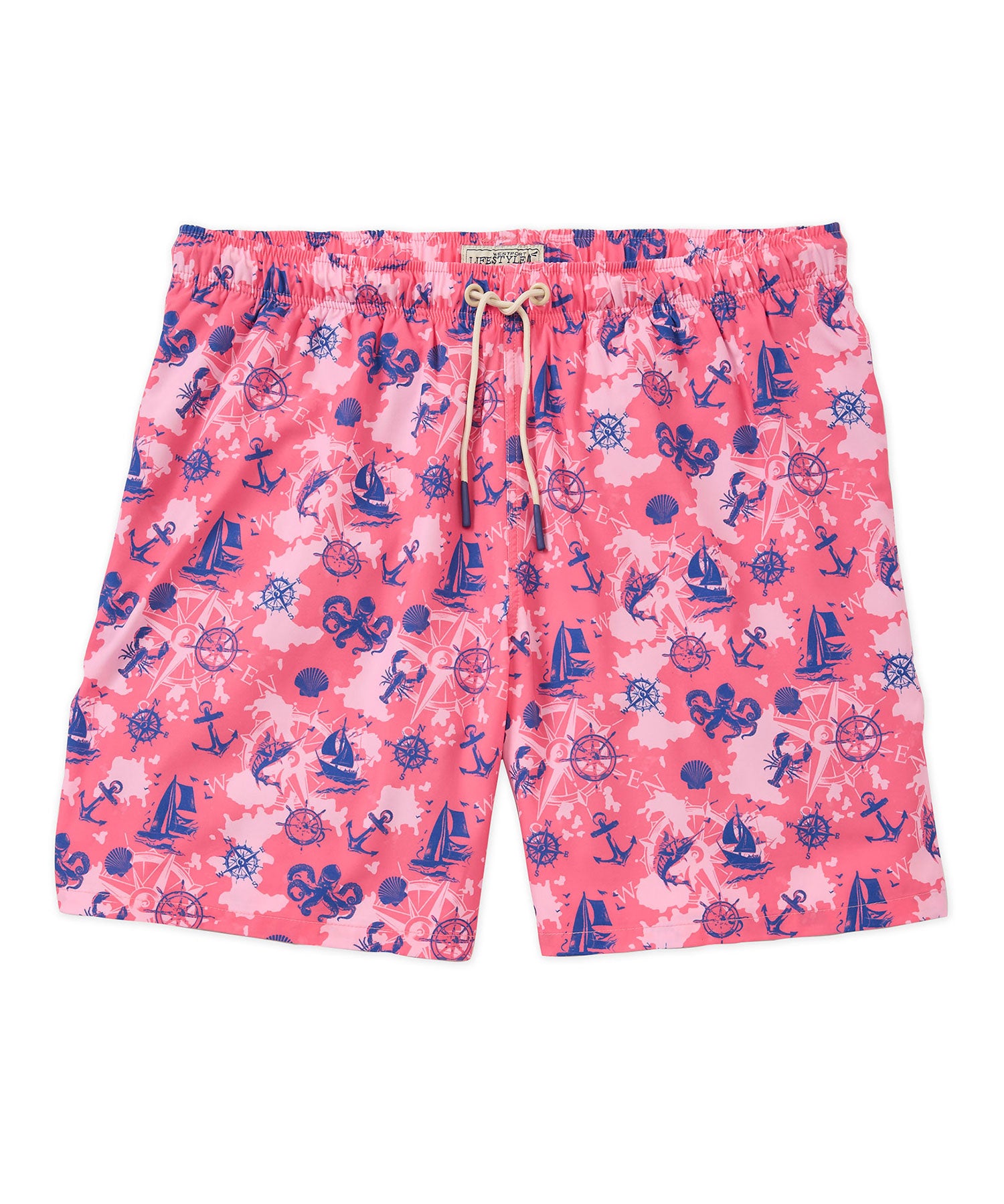 Westport Lifestyle Compo Stretch 'Nautical' Print Swim Trunks