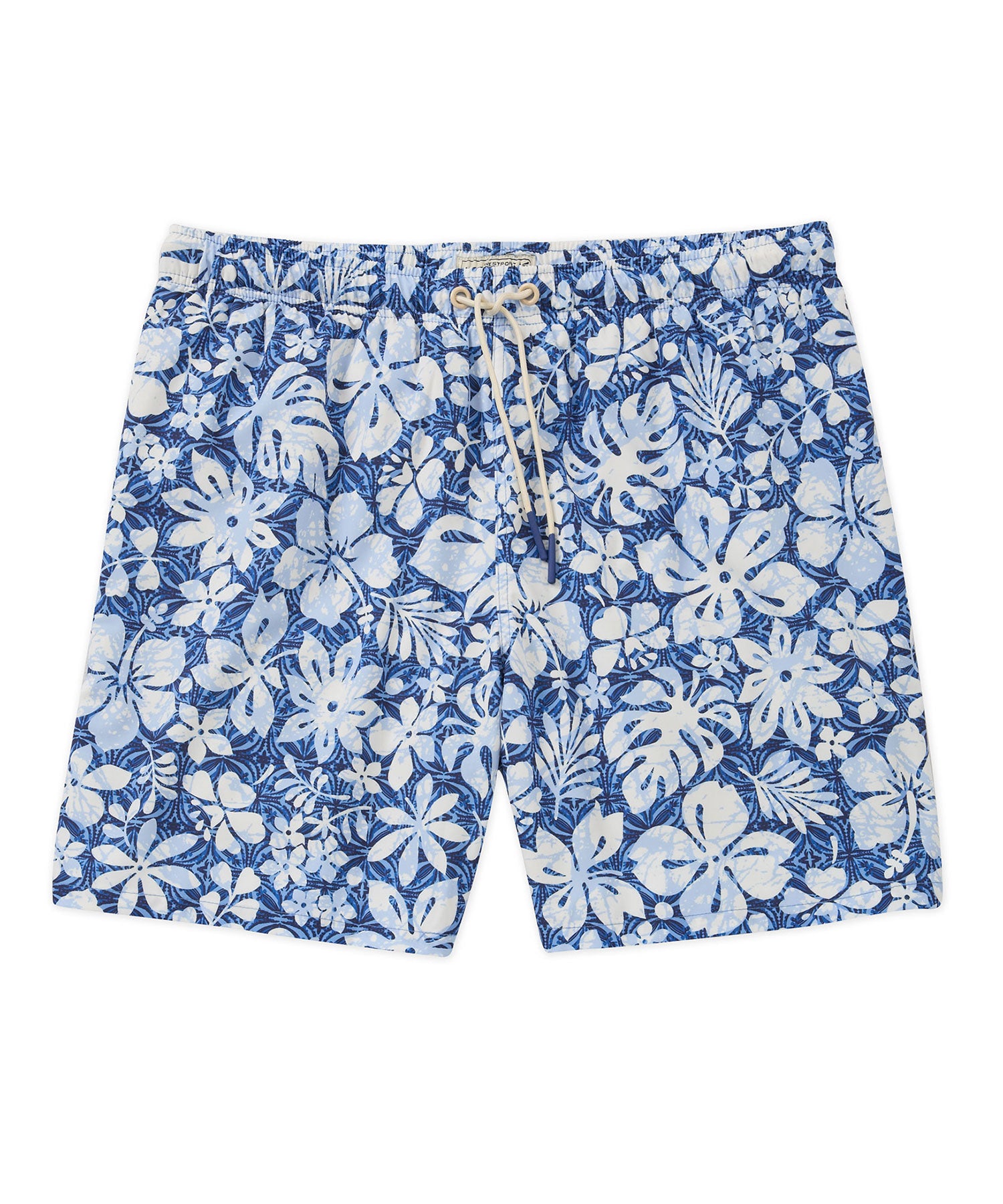 Westport Lifestyle Compo Stretch 'Floral' Print Swim Trunks