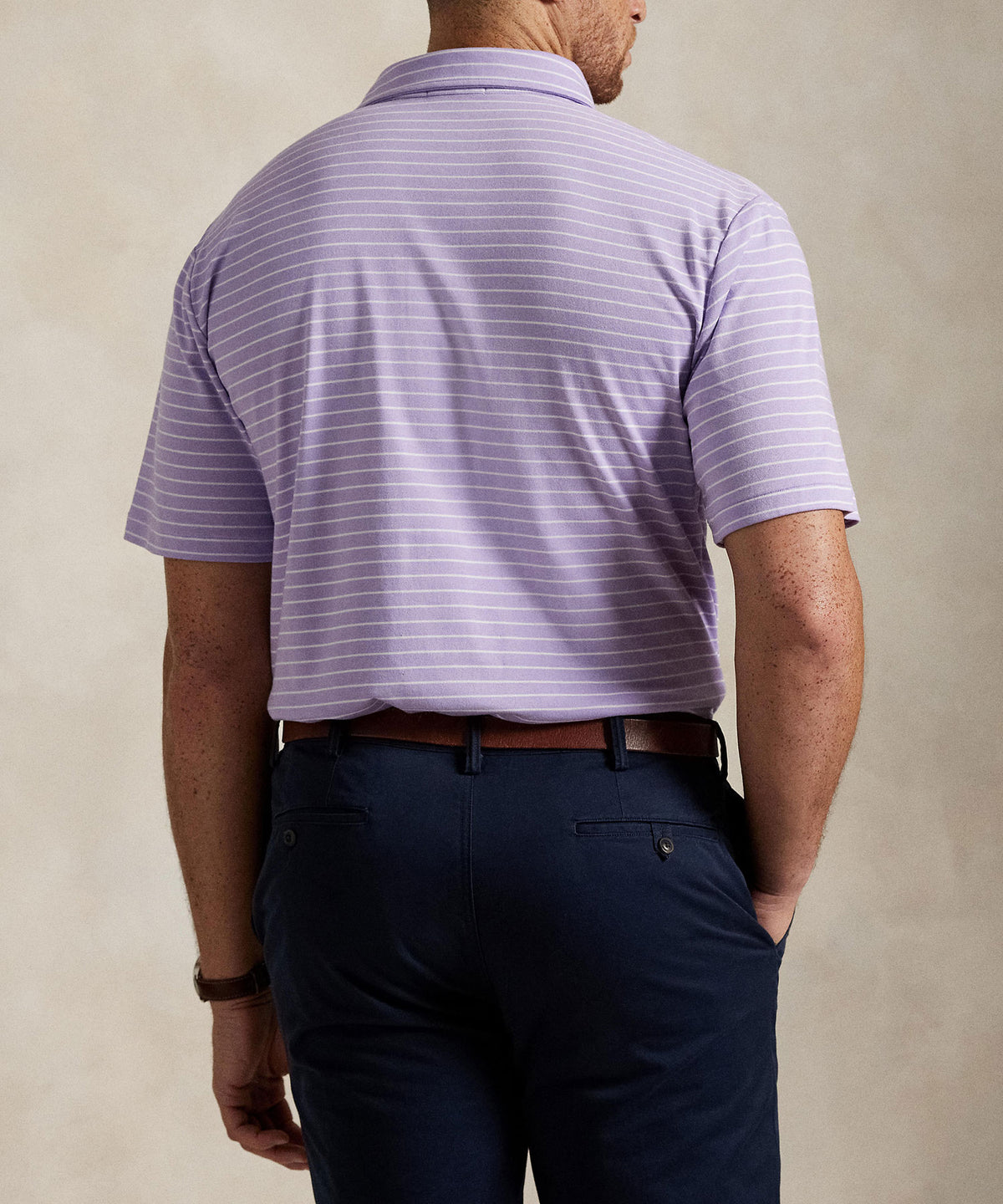 Polo Ralph Lauren Short Sleeve Soft Touch Animated Polo Knit Shirt, Men's Big & Tall