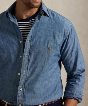 Polo Ralph Lauren Long Sleeve Chambray Sport Shirt