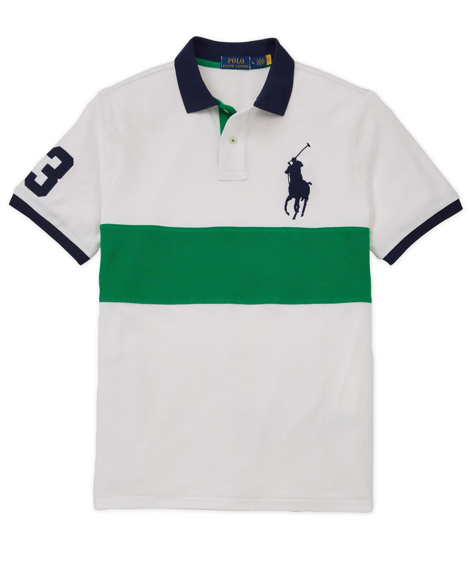 Polo Ralph Lauren Short Sleeve Animated Big Pony Mesh Polo Knit Shirt