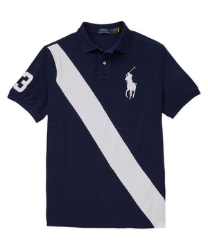 Polo Ralph Lauren Short Sleeve Animated Big Pony Mesh Polo Knit Shirt