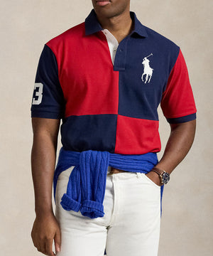 Polo Ralph Lauren Short Sleeve Animated Big Pony Mesh Polo Knit Shirt