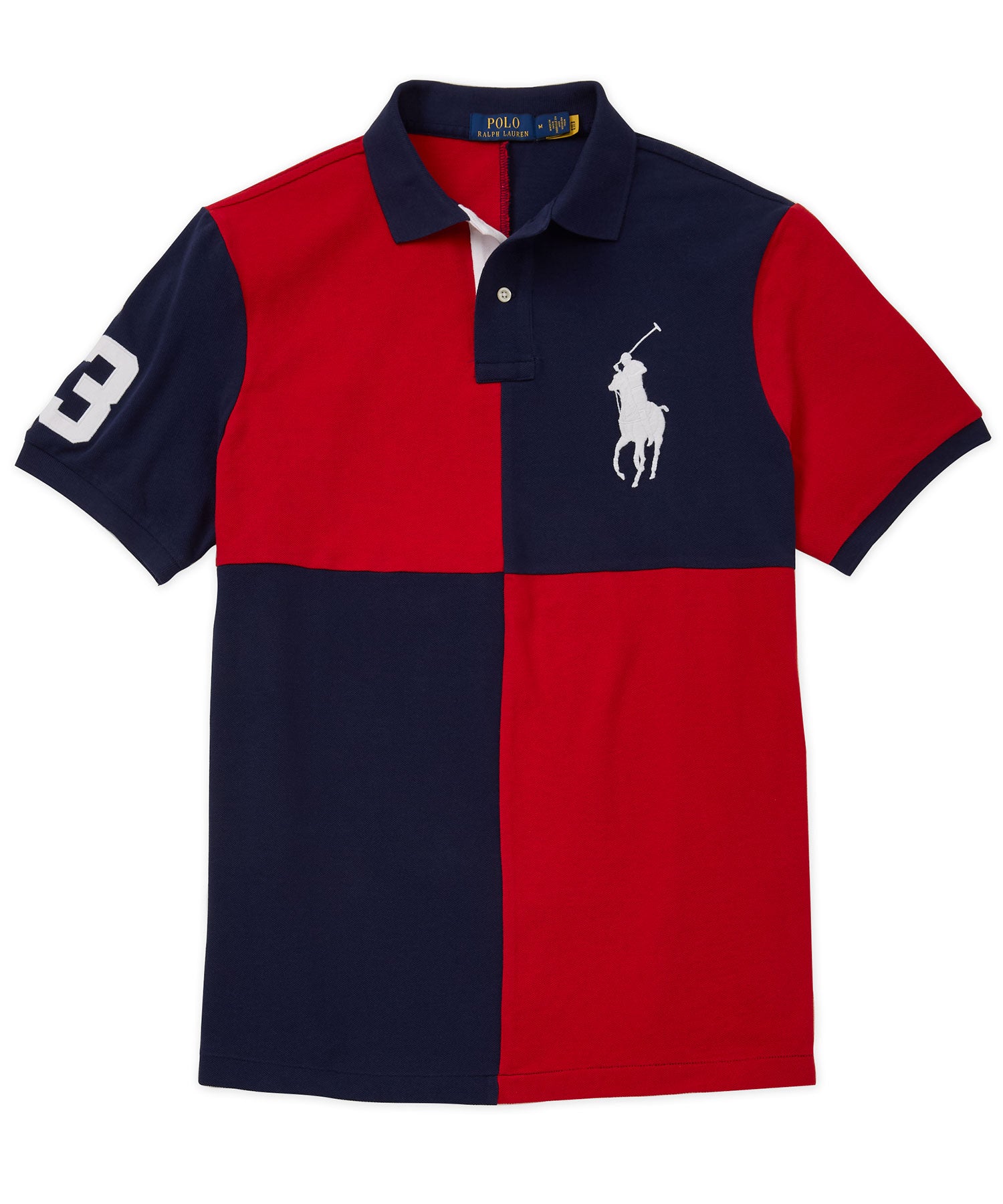 Polo Ralph Lauren Short Sleeve Animated Big Pony Mesh Polo Knit Shirt