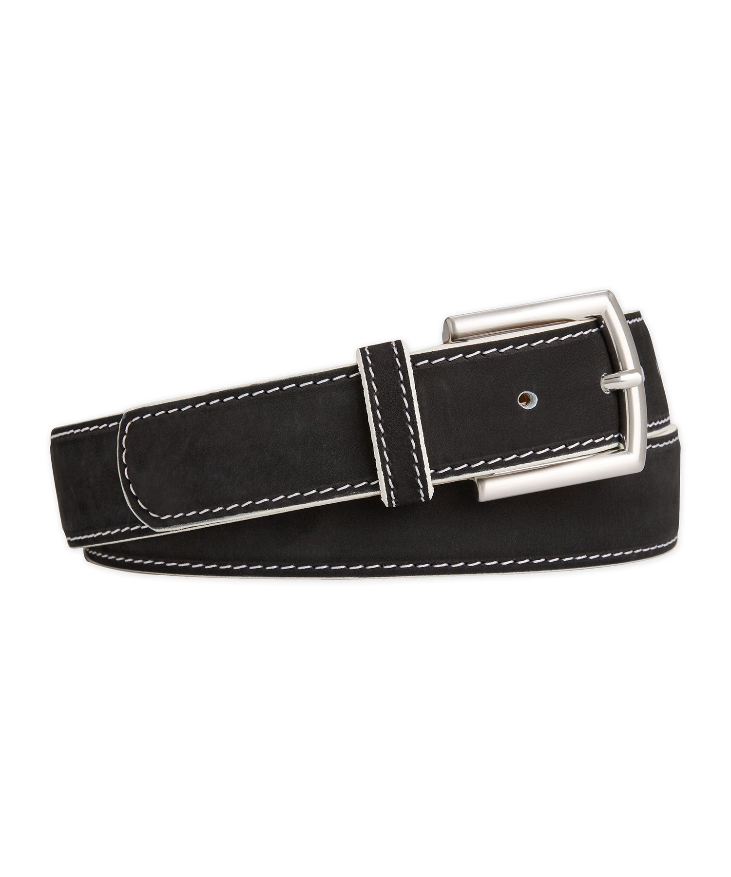 Westport Black Suede Belt, Men's Big & Tall