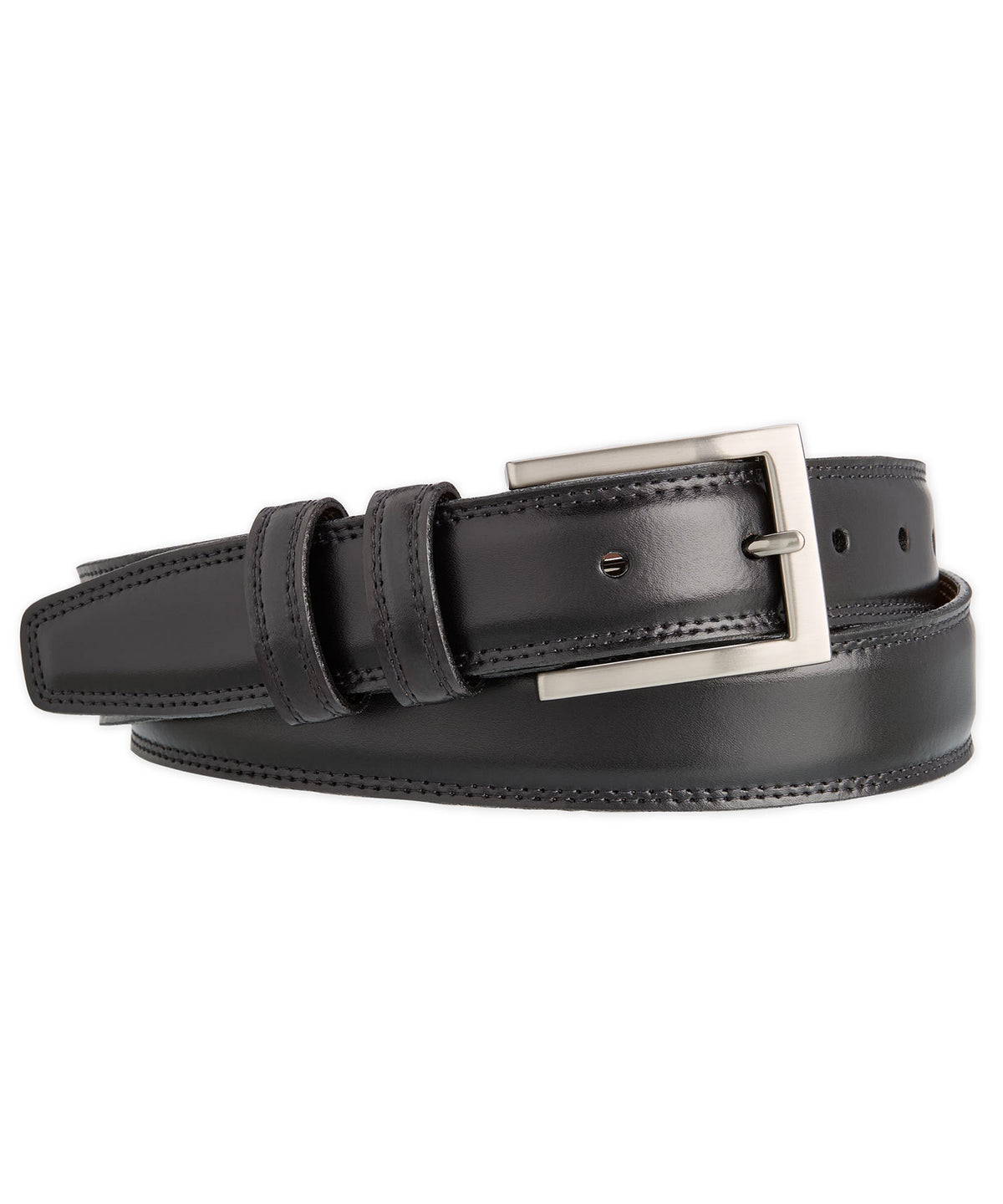 Torino 32mm Analine Leather Belt, Men's Big & Tall