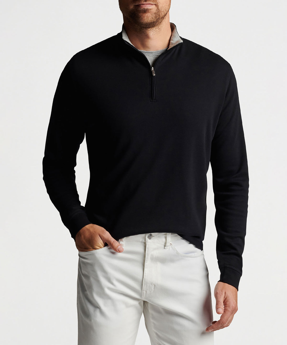 Peter Millar Crown Comfort Quarter-Zip Pullover, Men's Big & Tall