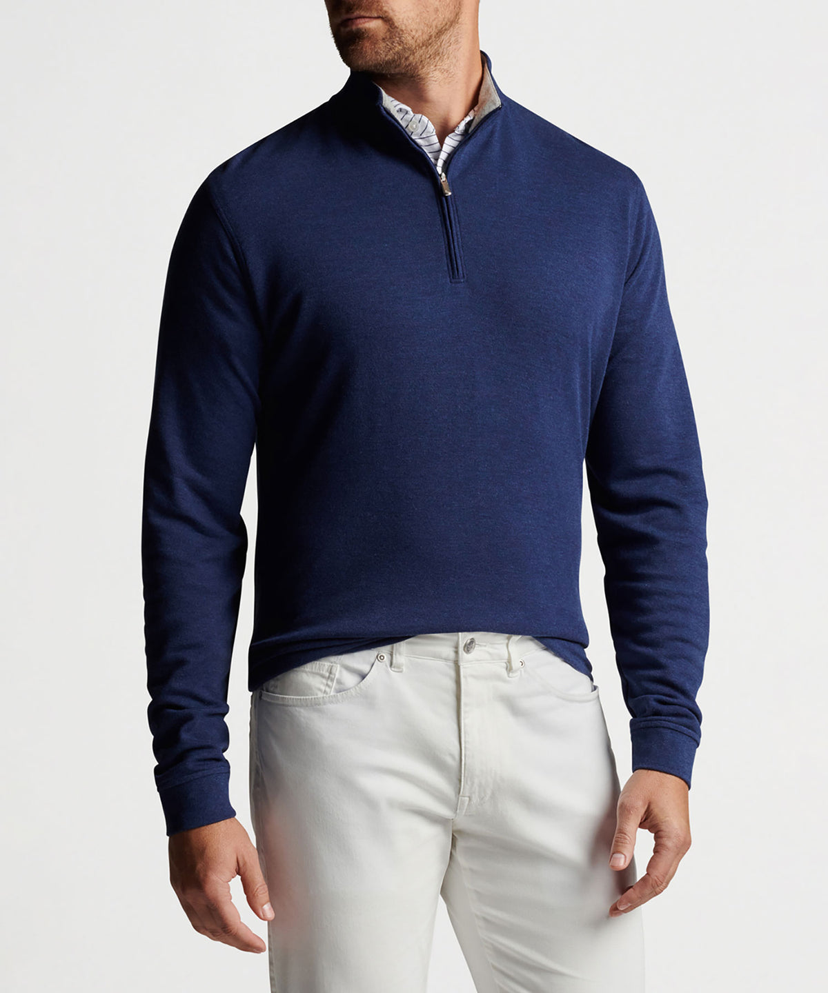 Peter Millar Crown Comfort Quarter-Zip Pullover, Men's Big & Tall