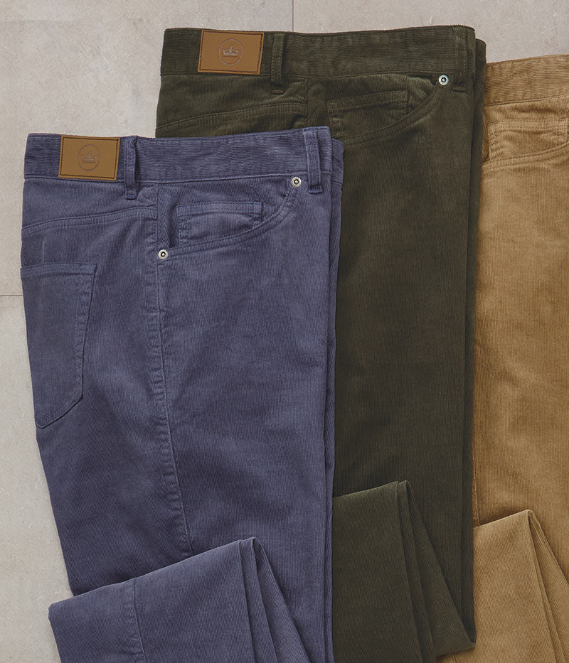 Peter Millar Corduroy 5-Pocket Pant, Men's Big & Tall