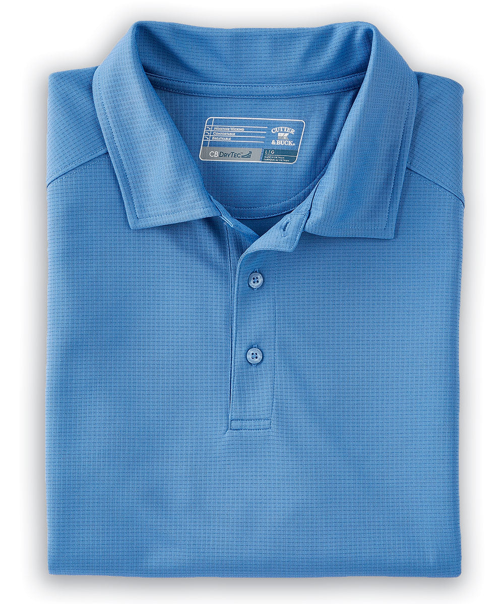 Cutter & Buck Drytec Solid Jacquard Polo Shirt, Men's Big & Tall