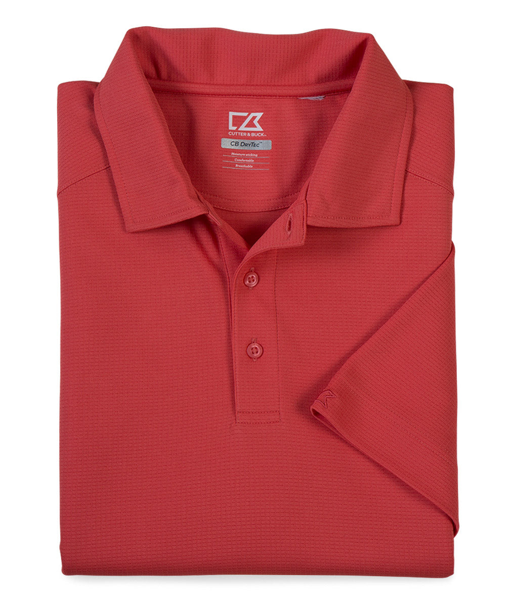 Cutter & Buck Drytec Solid Jacquard Polo Shirt, Men's Big & Tall