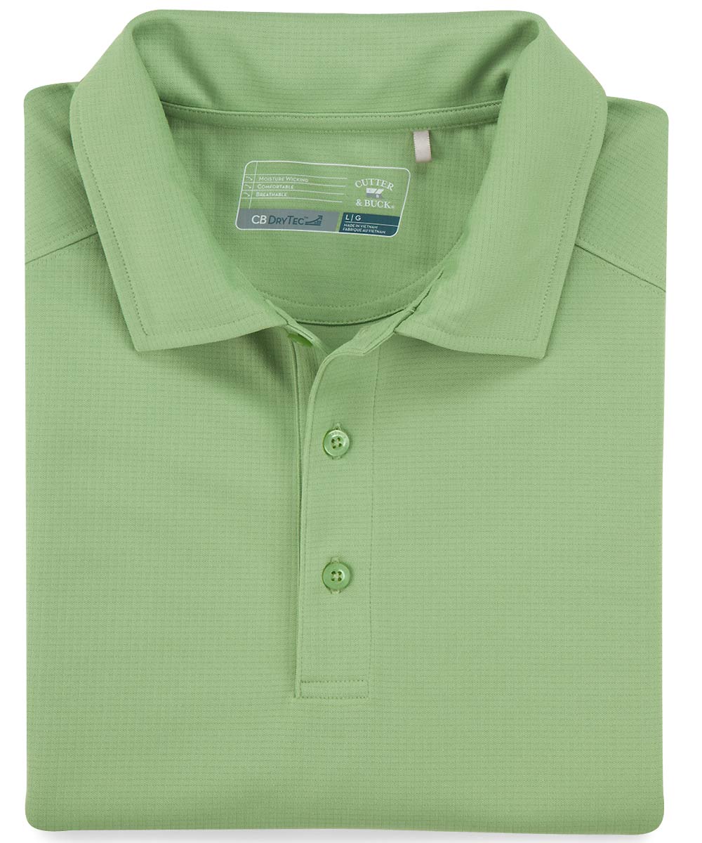 Cutter & Buck Drytec Solid Jacquard Polo Shirt, Men's Big & Tall