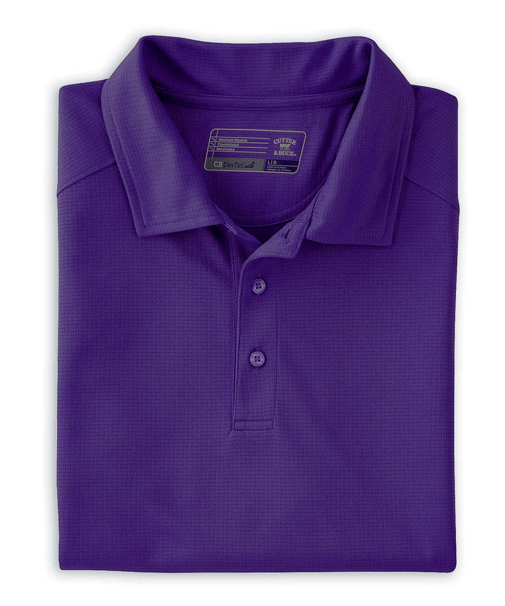 Cutter & Buck Drytec Solid Jacquard Polo Shirt, Men's Big & Tall