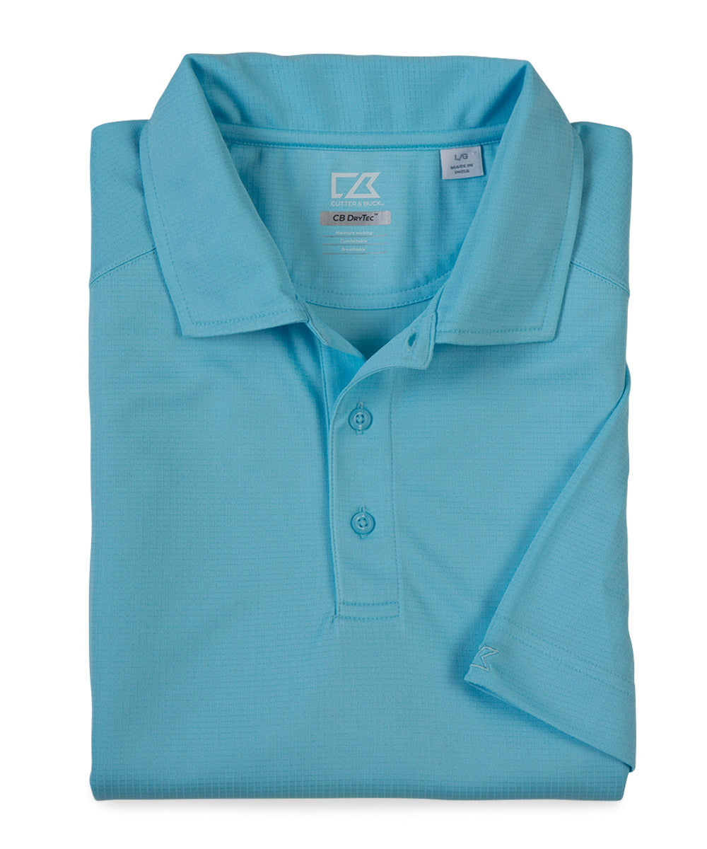 Cutter & Buck Drytec Solid Jacquard Polo Shirt, Men's Big & Tall