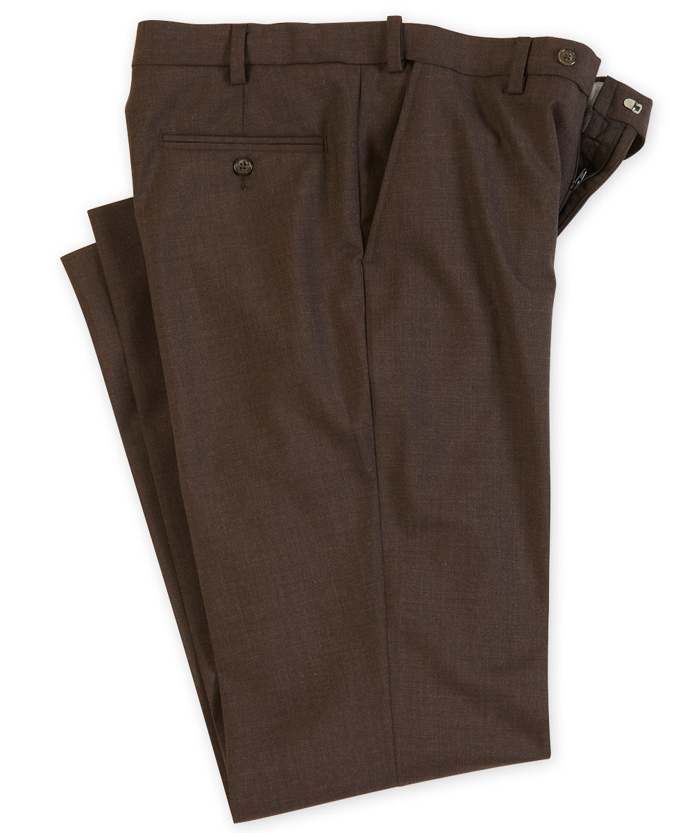 Westport 1989 Flat Front Wool-Blend Dress Pants, Men's Big & Tall