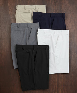 Cutter & Buck Flat-Front Stretch Tech Shorts