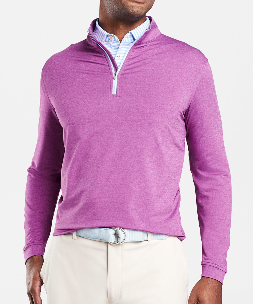 Peter Millar Perth Stretch Loop Terry Quarter-Zip Pullover, Men's Big & Tall