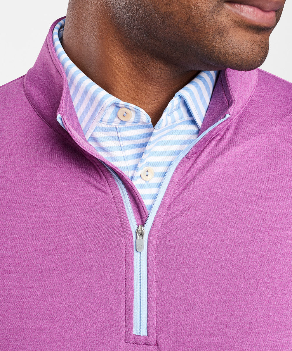 Peter Millar Perth Stretch Loop Terry Quarter-Zip Pullover, Men's Big & Tall