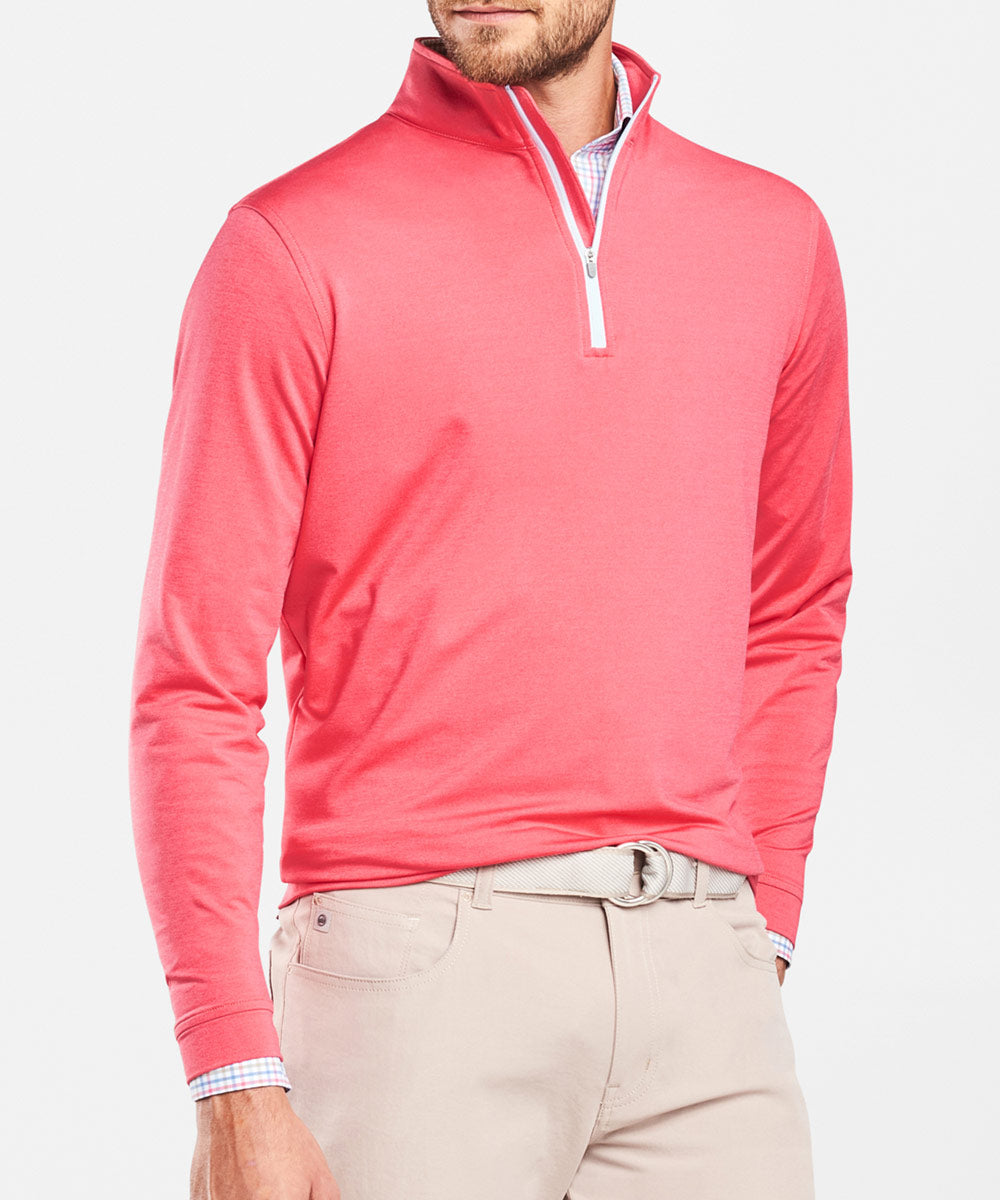 Peter Millar Perth Stretch Loop Terry Quarter-Zip Pullover, Men's Big & Tall