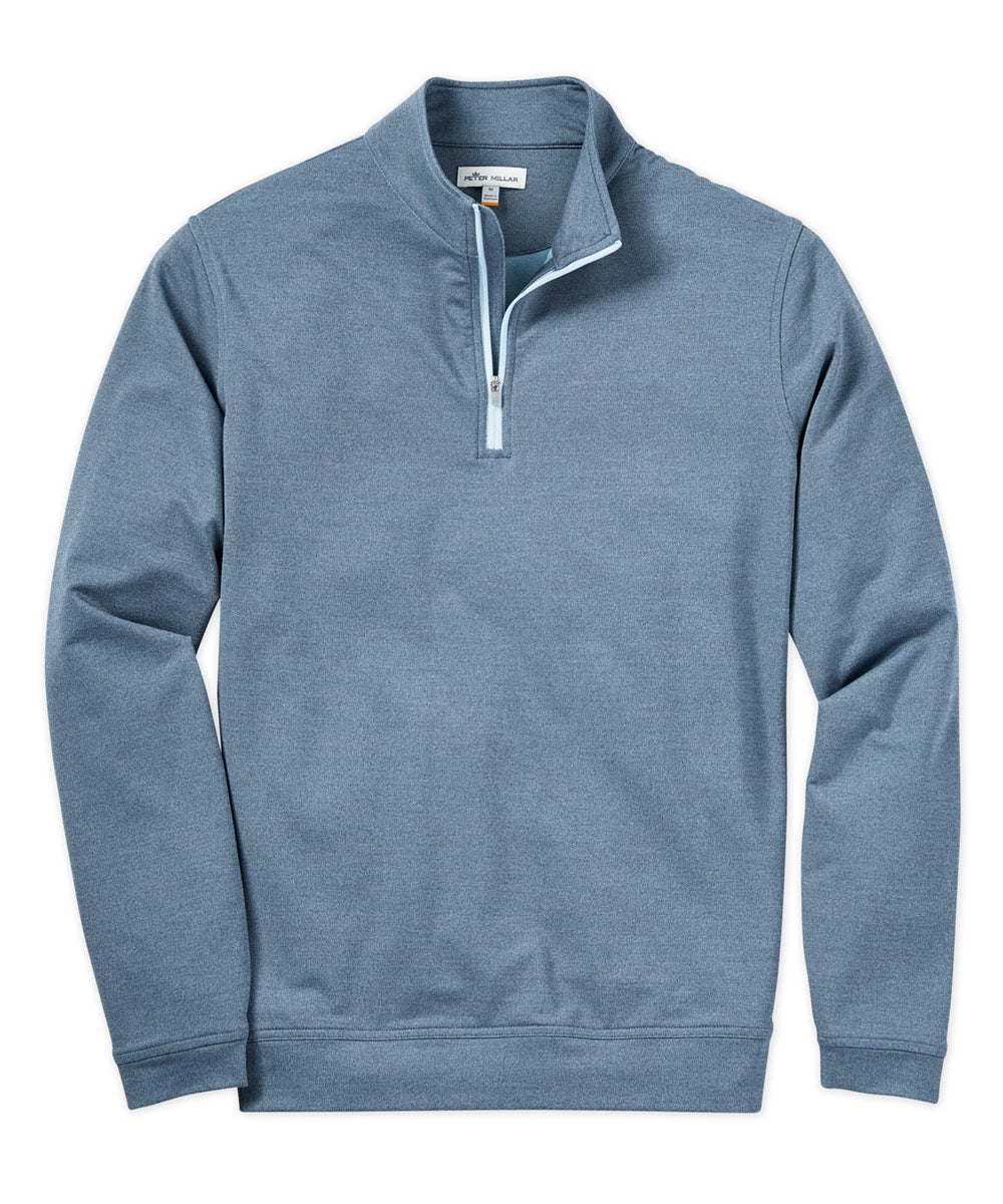 Peter Millar Perth Stretch Loop Terry Quarter-Zip Pullover, Men's Big & Tall