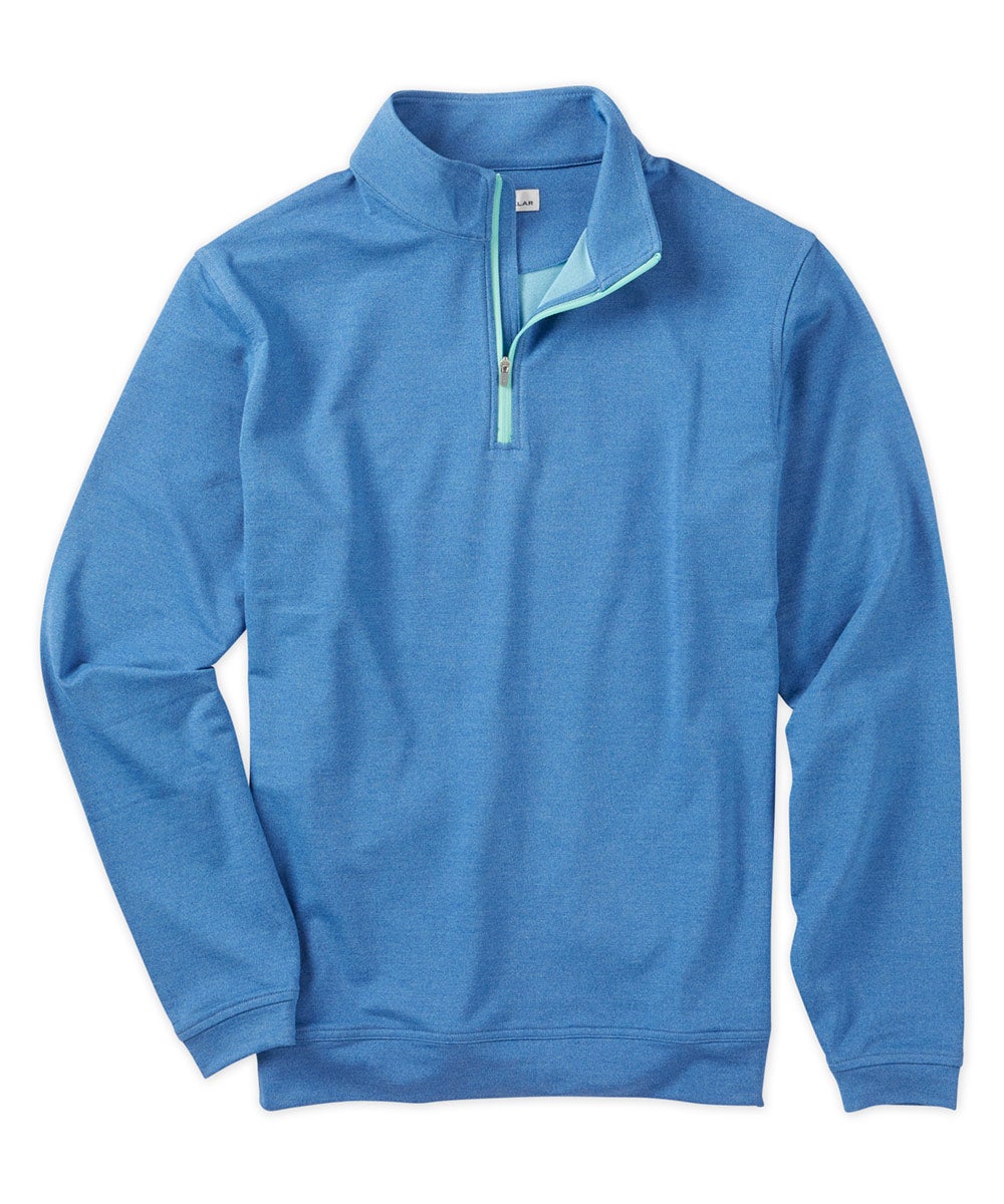 Peter Millar Perth Stretch Loop Terry Quarter-Zip Pullover, Men's Big & Tall