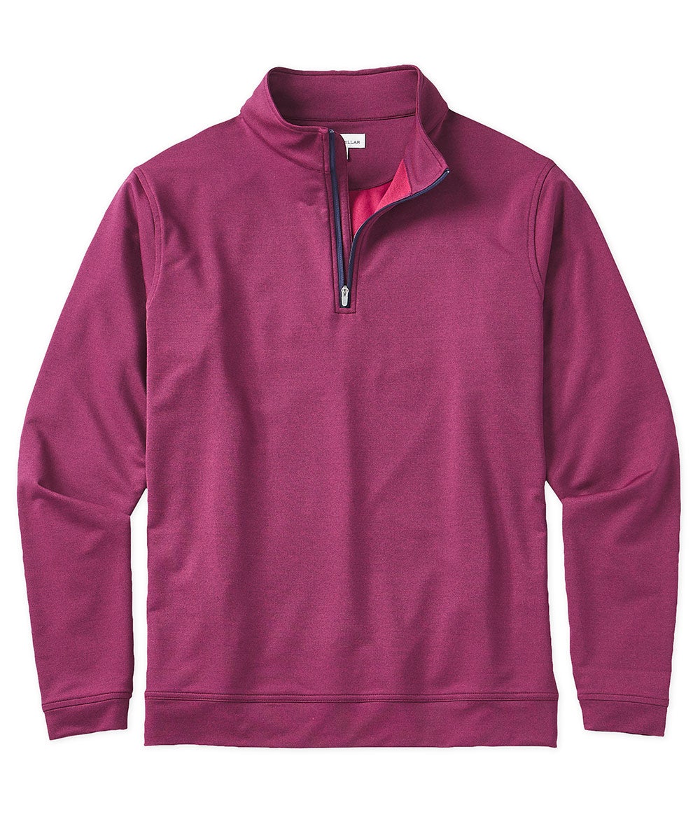 Peter Millar Perth Stretch Loop Terry Quarter-Zip Pullover, Men's Big & Tall