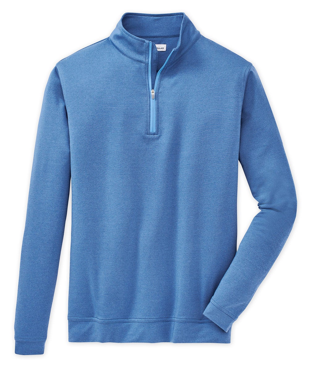 Peter Millar Perth Stretch Loop Terry Quarter-Zip Pullover, Men's Big & Tall