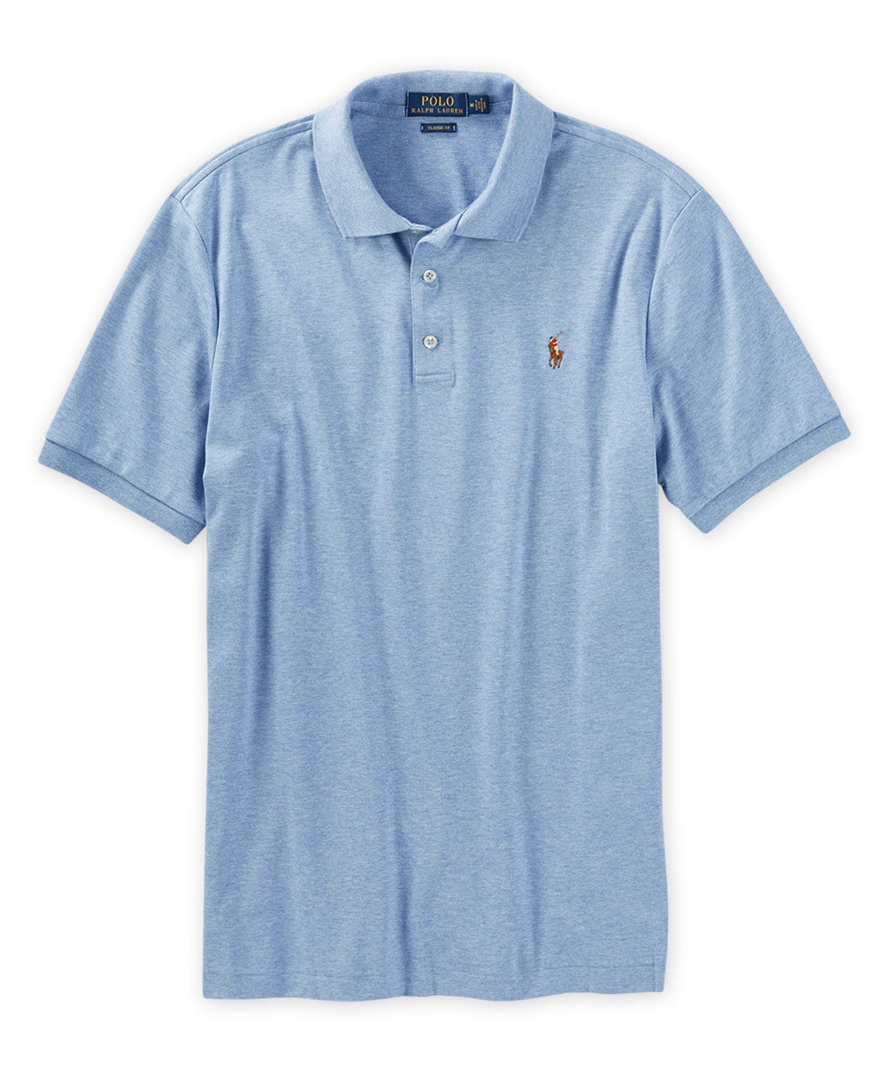 Polo Ralph Lauren Short Sleeve Classic Fit Soft Touch Pima Cotton Polo Shirt, Men's Big & Tall