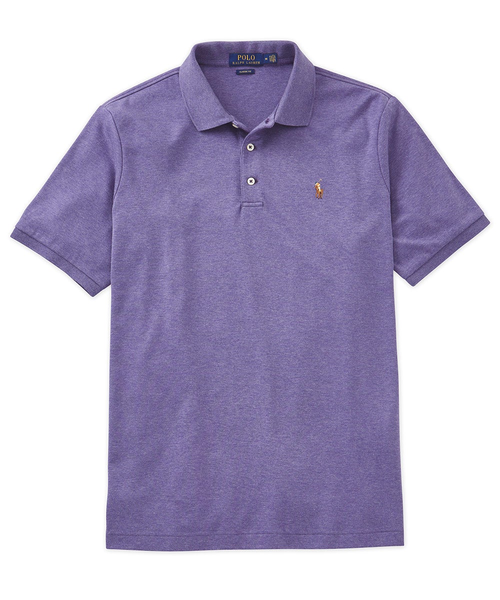 Polo Ralph Lauren Short Sleeve Classic Fit Soft Touch Pima Cotton Polo Shirt, Men's Big & Tall