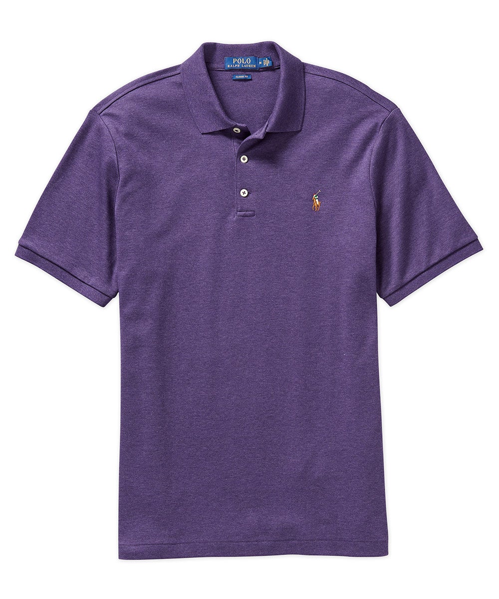 Polo Ralph Lauren Short Sleeve Classic Fit Soft Touch Pima Cotton Polo Shirt, Men's Big & Tall