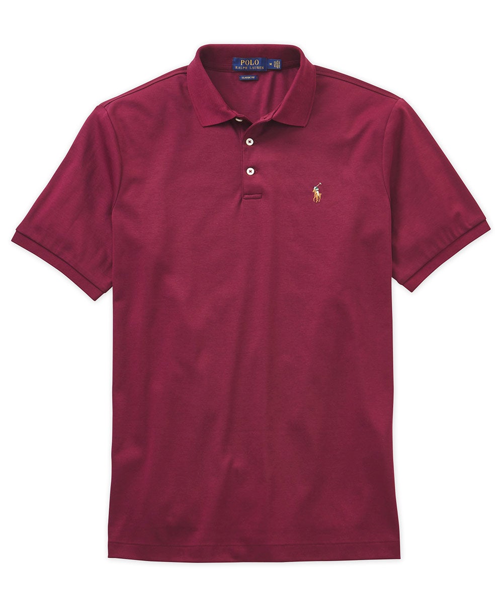 Polo Ralph Lauren Short Sleeve Classic Fit Soft Touch Pima Cotton Polo Shirt, Men's Big & Tall